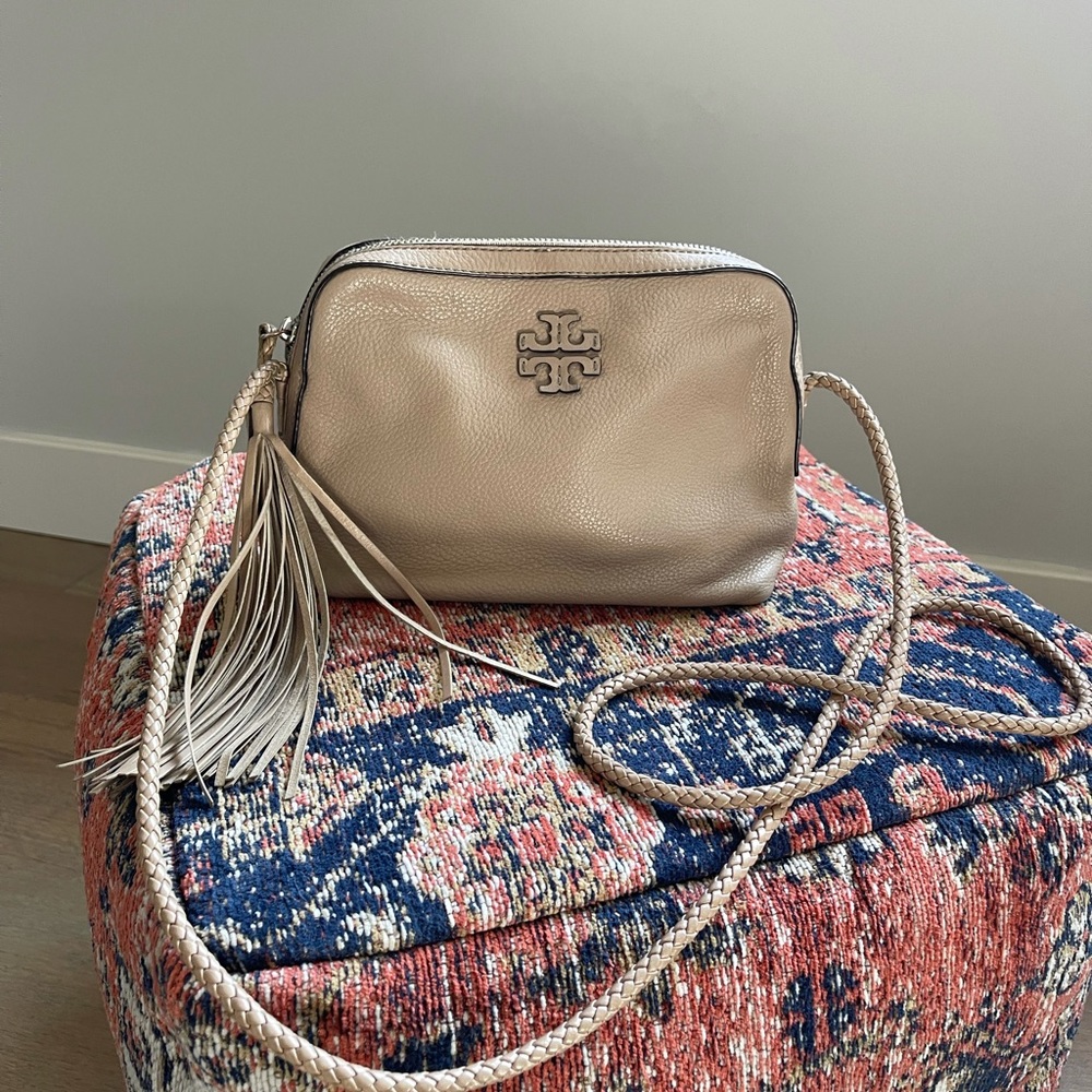 Tory Burch Beige Crossbody Bag
